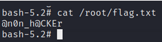 Lectura de la flag como root